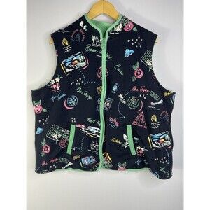 Koret Woman Vest Reversible Size 2X City Travel Minimalist Normcore